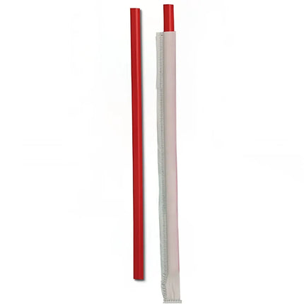 Ống Hút Khổng Lồ Có Bọc D&W Fine Pack 26 cm - Polypropylene, Màu Đỏ (DSTGW4-300R)