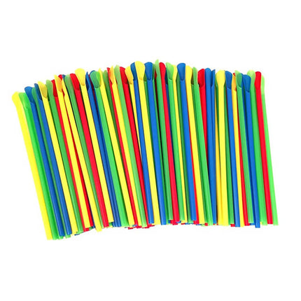 Ống Hút Muỗng Không Bọc Paragon 20.3 cm - Polypropylene, Nhiều Màu (6510)