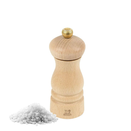 PEUGEOT | Clermont Salt Mill – 13 cm height - beech wood - natural - hardened steel salt mechanism