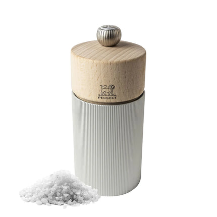 PEUGEOT | LINE - Salt mill - Aluminum/Natural - Height: 120mm