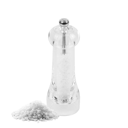 PEUGEOT| TOUL Salt Mill Grinder – 16 cm - acrylic - adjustable - dry salt only - CE marked