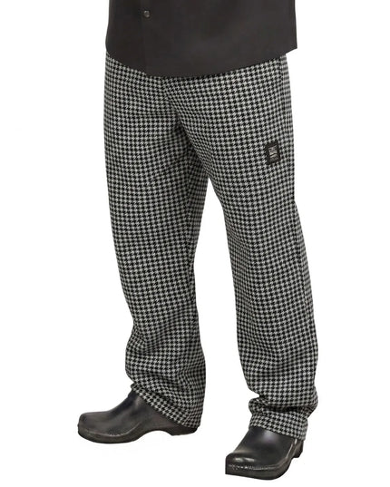 Quần Bếp Rộng Chef Revival P020HT-4X - Houndstooth, Poly-Cotton, Size 4XL