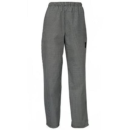 Quần Đầu Bếp Newbury Winco UNF-4KXXL Lưng Thun Kèm Dây Rút Vải Poly/Cotton Họa Tiết Houndstooth Cỡ 2X