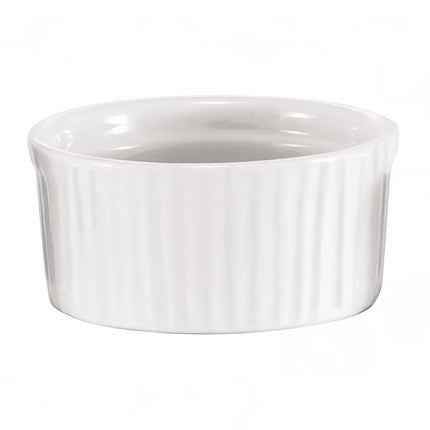 Ramekin Browne 564021W Gốm Có Gân Trắng 150 ml