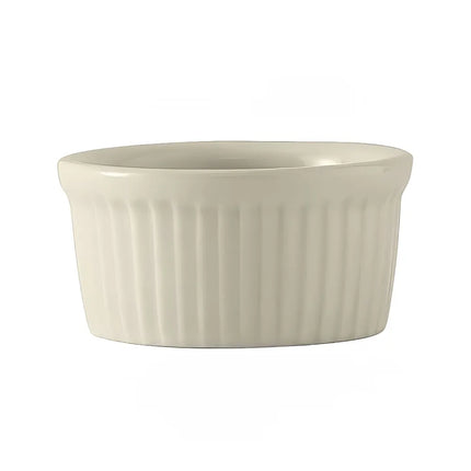 Ramekin Có Gân Tuxton BEX-0252 Gốm Màu Eggshell 7.6 cm 75 ml