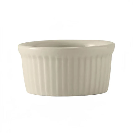 Ramekin Có Gân Tuxton BEX-0452 Gốm Trắng American White 135 ml