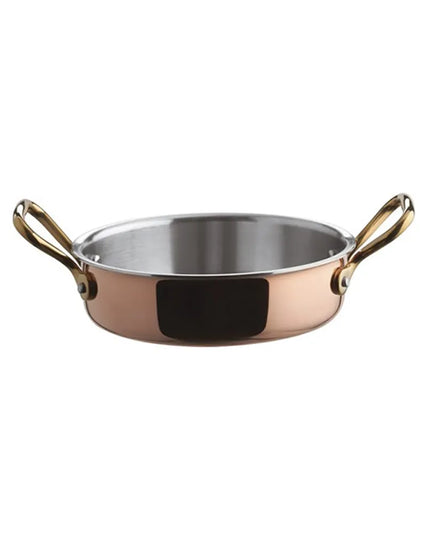 Ramekin Mini Rondeau Nhôm/Đồng/Inox Paderno A1550310 240 ml