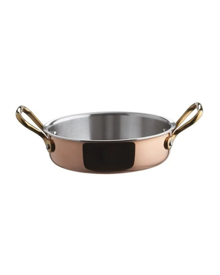 Ramekin Mini Rondeau Nhôm/Đồng/Inox Paderno A1550312 355 ml