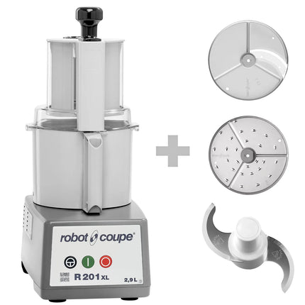 ROBOT COUPE R 201 XL - multifunction food processor / vegetable cutter / cutter - 2.9 litres - 550 W - 1500 rpm