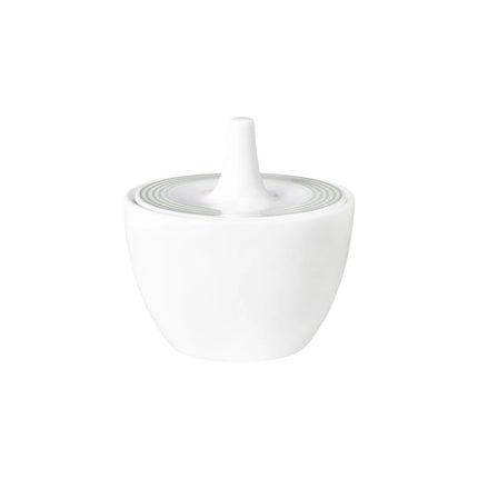 SELTMANN WEIDEN | Blues Sugar Bowl with Lid – Sage Green – 270 ml – Porcelain