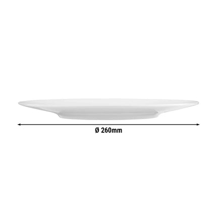 SELTMANN WEIDEN | Flat Porcelain Dinner Plate Ø 260 mm Coup Fine Dining – White