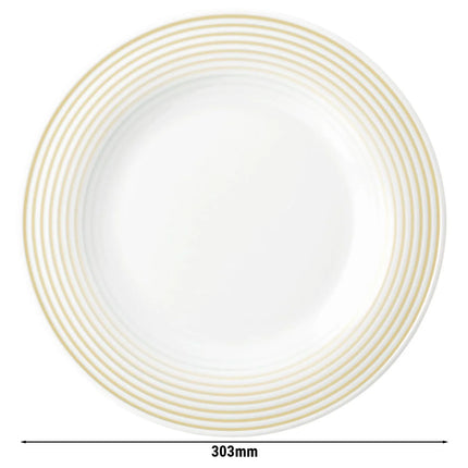 SELTMANN WEIDEN | Flat Porcelain Dinner Plate Ø 300 mm – Sand Beige