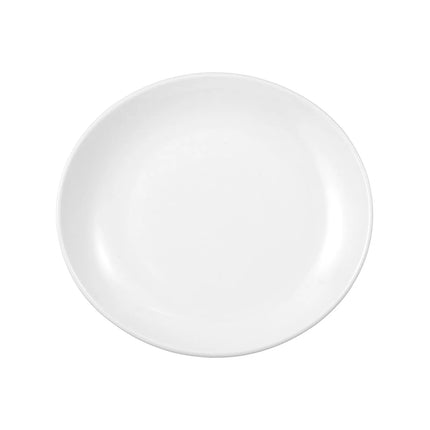 SELTMANN WEIDEN | Oval Flat Porcelain Plate 269 x 246 mm Meran Steak & More – White, Stackable, Easy-Clean