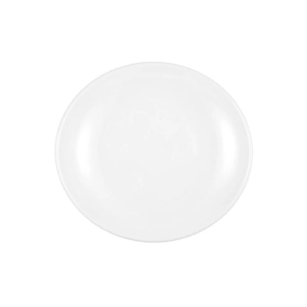SELTMANN WEIDEN | Oval Porcelain Plate 210 x 192 mm Meran Steak & More – White, Stackable