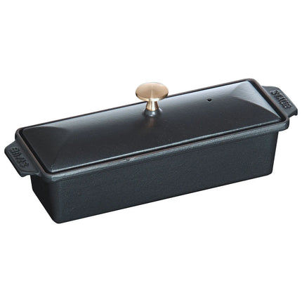 STAUB | Cast Iron Terrine Mould with Lid – 300x110 mm - Black - Vented