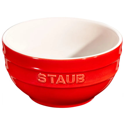 STAUB| Ceramic Bowl – Cherry Red - Ø 140 mm - Antique Glaze - For Dressings & Serving