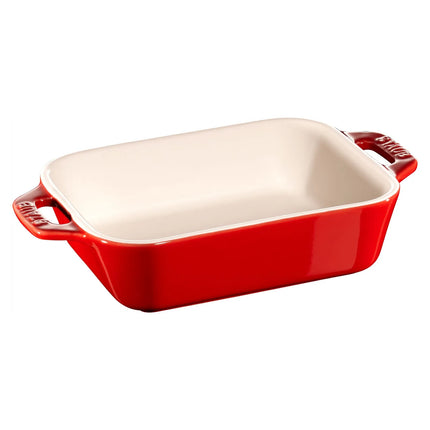 STAUB| Ceramic Rectangular Baking Dish – Cherry Red - 140×110 mm
