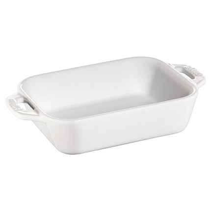 STAUB| Ceramic Rectangular Baking Dish – Pure White - 140×110 mm - Stackable