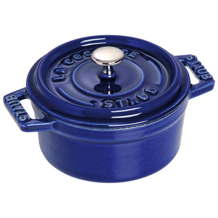 STAUB | Cocotte Round Enamelled Cast Iron Casserole Dish – Ø 200 mm – Dark Blue