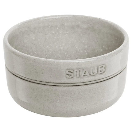 STAUB | Dining Line Ceramic Bowl – Ø 12 cm - White Truffle