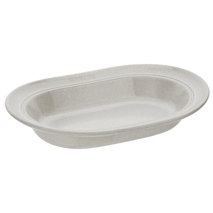 STAUB | Dining Line Ceramic Deep Plate – Ø 25 cm - White Truffle