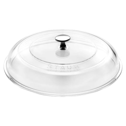 STAUB | Glass Lid – Pan Lid - Oven & Dishwasher Safe - Nickel-Plated Knob