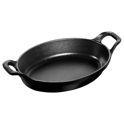 STAUB | Oval Cast Iron Baking Dish – 210 mm - Black - Oven & Serving
