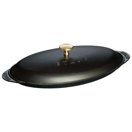 STAUB | Oval Cast Iron Baking Dish – 310 mm - Black - Grill & Oven