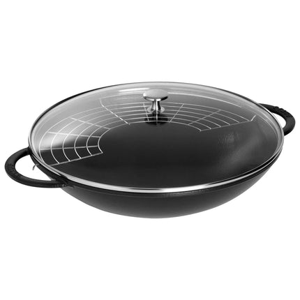 STAUB | Round Cast Iron Serving Dish – Ø 37 cm - Black