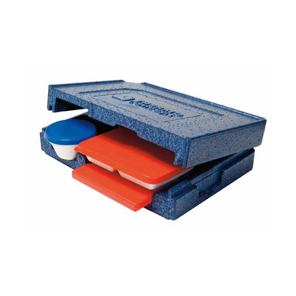SumUp (10 pieces) THERMO FUTURE BOX | Thermobox DINNER +2 HOT PACK - Blue
