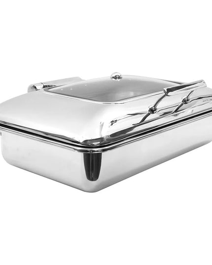 Tablecraft CW40161 Full Size Chafer w/ Hinged Lid & Induction Heat