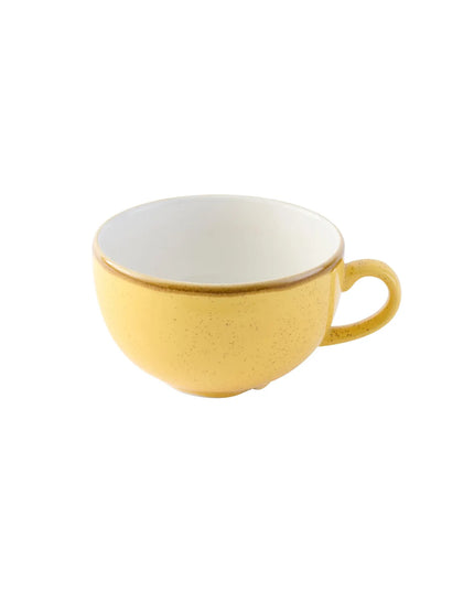 Tách Cappuccino Stonecast® Churchill SMSSCB281 355 ml - Gốm Vàng Mustard Seed Yellow