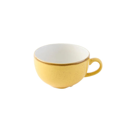 Tách Cappuccino Stonecast® Churchill SMSSCB281 355 ml - Gốm Vàng Mustard Seed Yellow