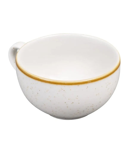 Tách Cappuccino Stonecast Churchill SWHSCB201 235 ml - Gốm Trắng Barley White