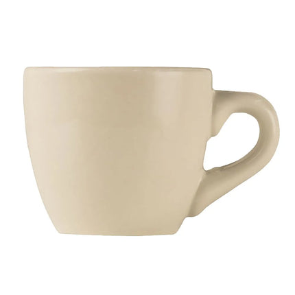 Tách Demitasse Viền Cong Libbey PWC-35 Princess White - Tròn, Trắng Kem