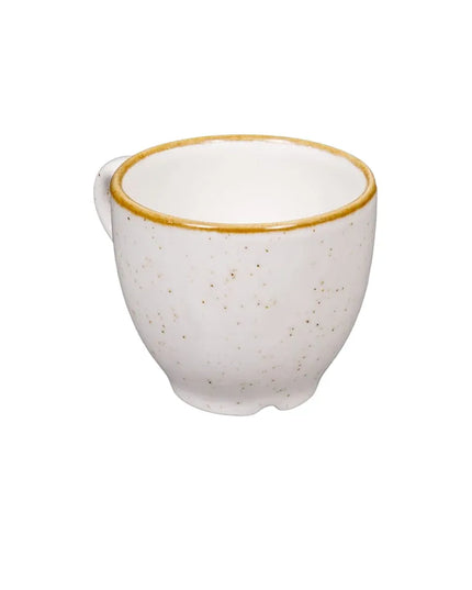 Tách Espresso Stonecast Churchill SWHSCEB91 100 ml - Gốm Trắng Barley White
