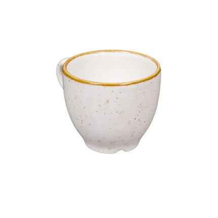 Tách Espresso Stonecast Churchill SWHSCEB91 100 ml - Gốm Trắng Barley White