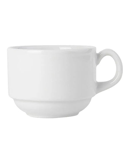 Tách Xếp Chồng Alaska/Colorado Tuxton ALF-0803 237 ml Sứ Trắng