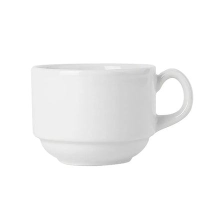 Tách Xếp Chồng Alaska/Colorado Tuxton ALF-0803 237 ml Sứ Trắng