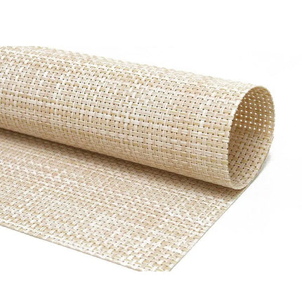 Tấm Lót Bàn Chữ Nhật Front Of The House XPM049NAV83 Màu Tự Nhiên 35.6 x 27.9 cm Vinyl Dệt Metroweave®