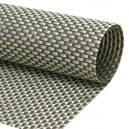 Tấm Lót Bàn Chữ Nhật Front Of The House XPM067GRV83 Màu Xanh Sage 40.6 x 30.5 cm Vinyl Dệt Metroweave®