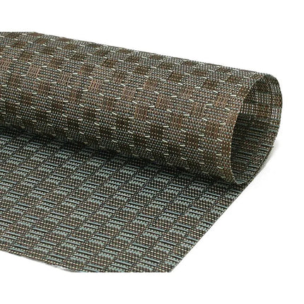 Tấm Lót Bàn Chữ Nhật Front Of The House XPM084GOV83 Màu Đồng Nâu 35.6 x 27.9 cm Vinyl Dệt Metroweave®