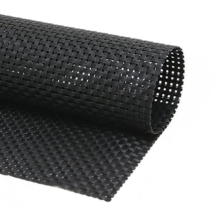 Tấm Lót Bàn Chữ Nhật Front Of The House XPM085BKV83 Màu Đen 40.6 x 30.5 cm Vinyl Dệt Metroweave®