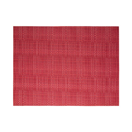 Tấm Lót Bàn Chữ Nhật Front Of The House XPM089RDV83 Màu Đỏ 40.6 x 30.5 cm Vinyl Dệt Metroweave®