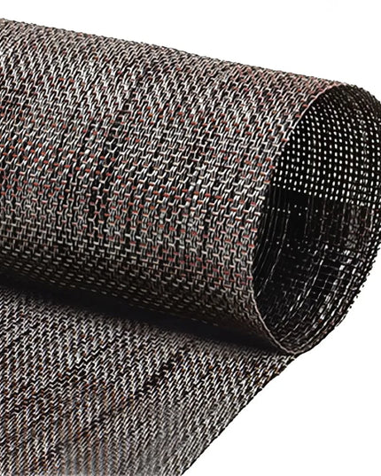 Tấm Lót Bàn Chữ Nhật Front of the House XPM093GYV83 Màu Xám Đậm 40.6 x 30.5 cm, Vinyl Dệt Metroweave®