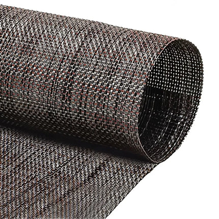 Tấm Lót Bàn Chữ Nhật Front of the House XPM093GYV83 Màu Xám Đậm 40.6 x 30.5 cm, Vinyl Dệt Metroweave®