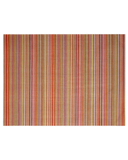 Tấm Lót Bàn Chữ Nhật Front of the House XPM096RDV83 Màu Đỏ 40.6 x 30.5 cm, Vinyl Dệt Metroweave®