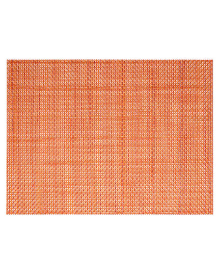 Tấm Lót Bàn Chữ Nhật Front of the House XPM101ORV83 Màu Cam Apricot 40.6 x 30.5 cm, Vinyl Dệt Metroweave®