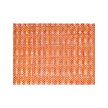 Tấm Lót Bàn Chữ Nhật Front of the House XPM101ORV83 Màu Cam Apricot 40.6 x 30.5 cm, Vinyl Dệt Metroweave®