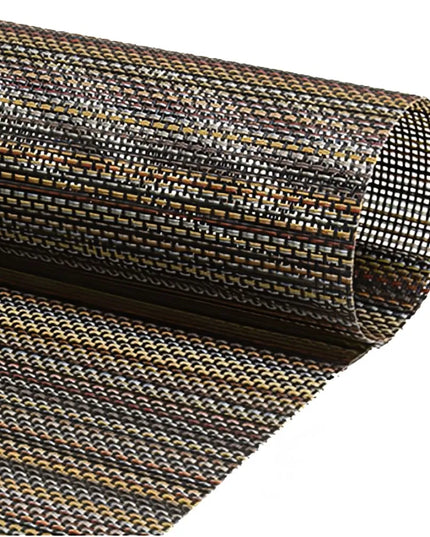 Tấm Lót Bàn Chữ Nhật Front of the House XPM110MUV83 Màu Terra Cotta 40.6 x 30.5 cm, Vinyl Dệt Metroweave®